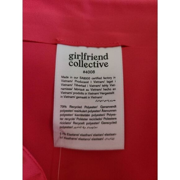 Girlfriend Collective Activewear Legging Women's Size Small Pink Polyester Blend - Picture 4 of 5